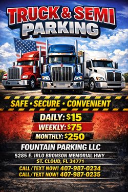 ST CLOUD FLORIDA SEMI TRUCK PARKING