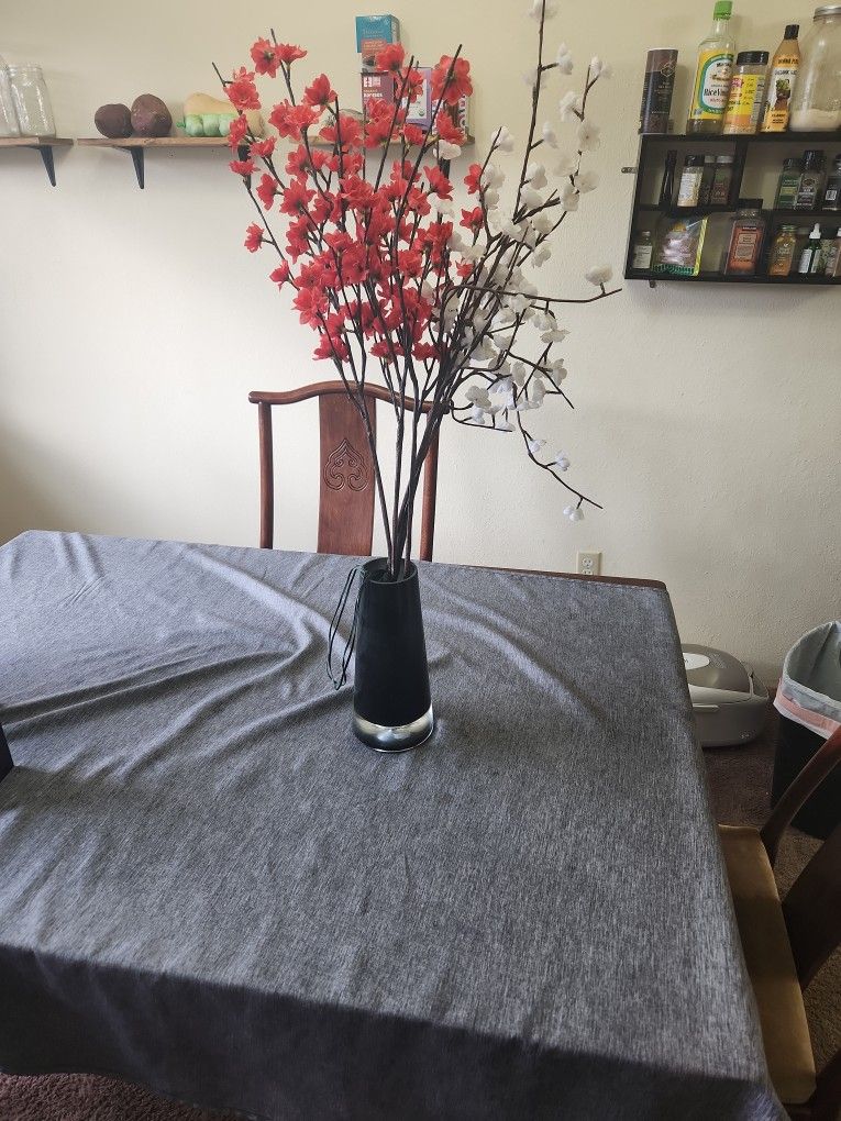 Light Up Artificial Flower Vase