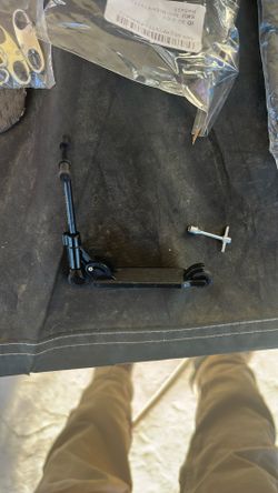 Finger scooter with tool