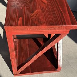 Custom End Table 14 1/2 x 14 1/2 x 20” tall