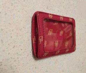 Dooney & Bourke Hot Pink 4” Card ID Holder