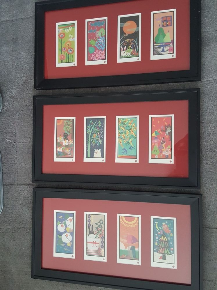 Framed Japanese prints