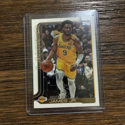 Bronny James Topps Card 