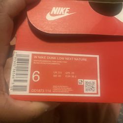 Nike dunks Low next Nature