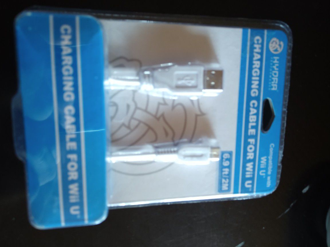 Nintendo Wii u charging cable for Wii u pad
