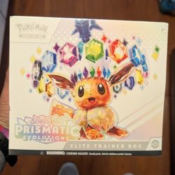 Pokemon Prismatic Evolutions Elite Trainer Box