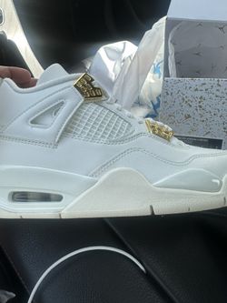 Retro 4 metallic gold