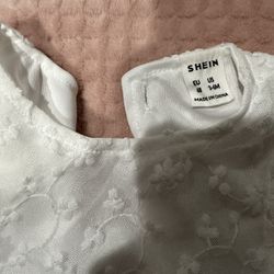 White dress for baby girl