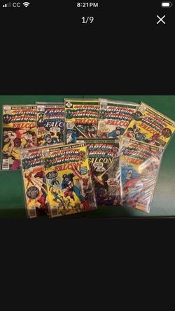 1977 Bronze Age Captain America and Falcon Comics