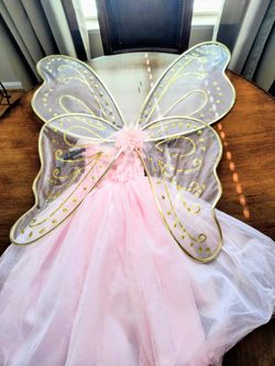 Girls Fairy Dress With Wings