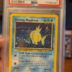 Pokemon Shining Magikarp PSA 5 *DOUBLE HOLO ERROR*