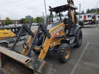 Case 580N EP (extend a hoe backhoe) 