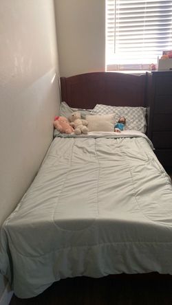 twin bed and new mattress