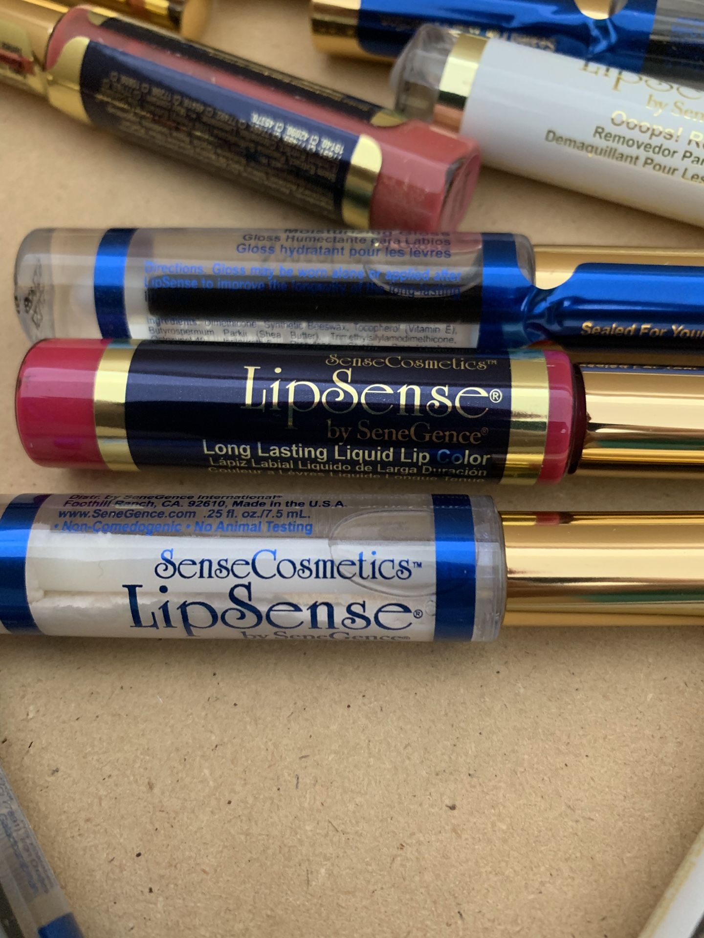 Lots of LipSense colors and glosses