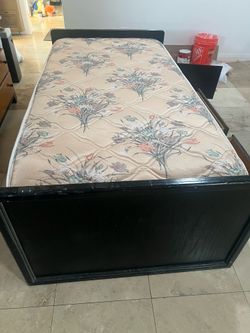 Twin Bed and Mattress
