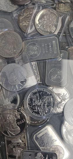 999 Silver 1 ounce Rounds & Bars