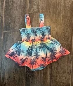 0-3 month tropical dress