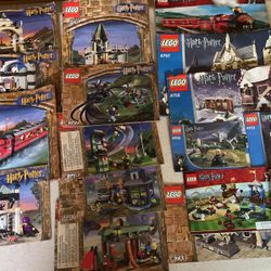 Vintage Harry Potter Lego Manuals 