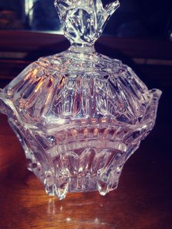 Crystal candy dish