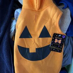 Dog Costume Pumpkin Sizes Med