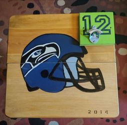 SEAHAWKS TV TRAY BOTTLE OPENER