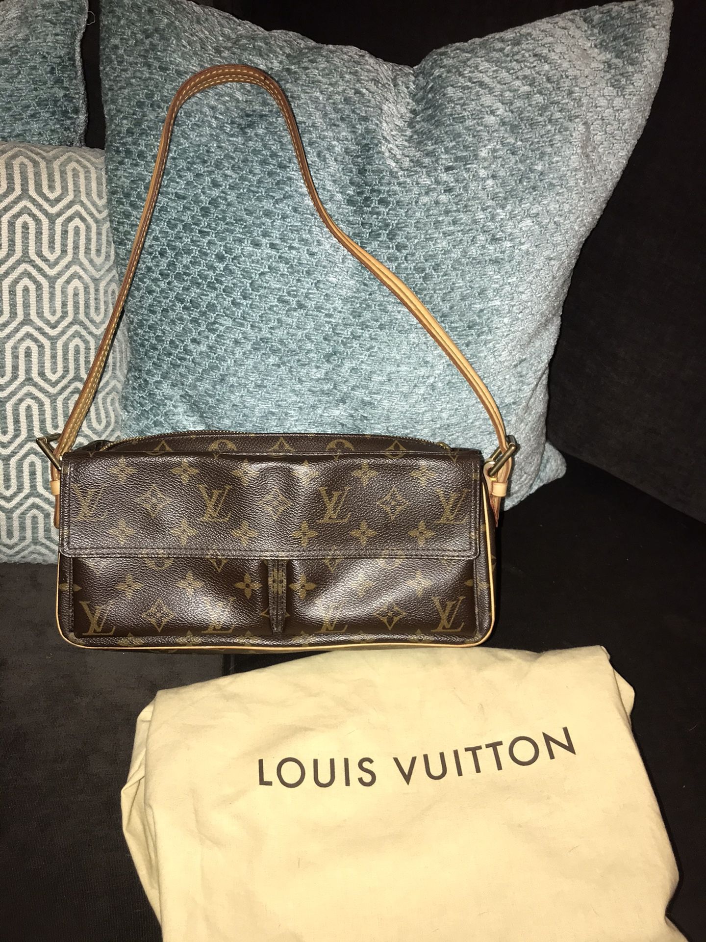 LV Viva-Cite Brown Monogram Shoulder Bag