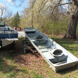 14 ft Flat Bottom Aluminum Boat 