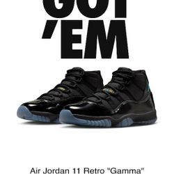 Air Jordan XI Gamma Size 8.5
