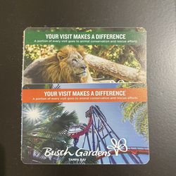 Busch Gardens Ticket