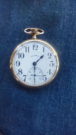 illinois pocket watch 1927  10k Gold filled