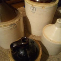 Antique jugs ...