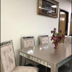 Rose Gold Dining Table 