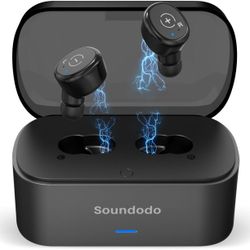 2025 TWS TV Wireless Earbuds with Transmitter, Optical, 3.5mm, RCA, 60ft Range
