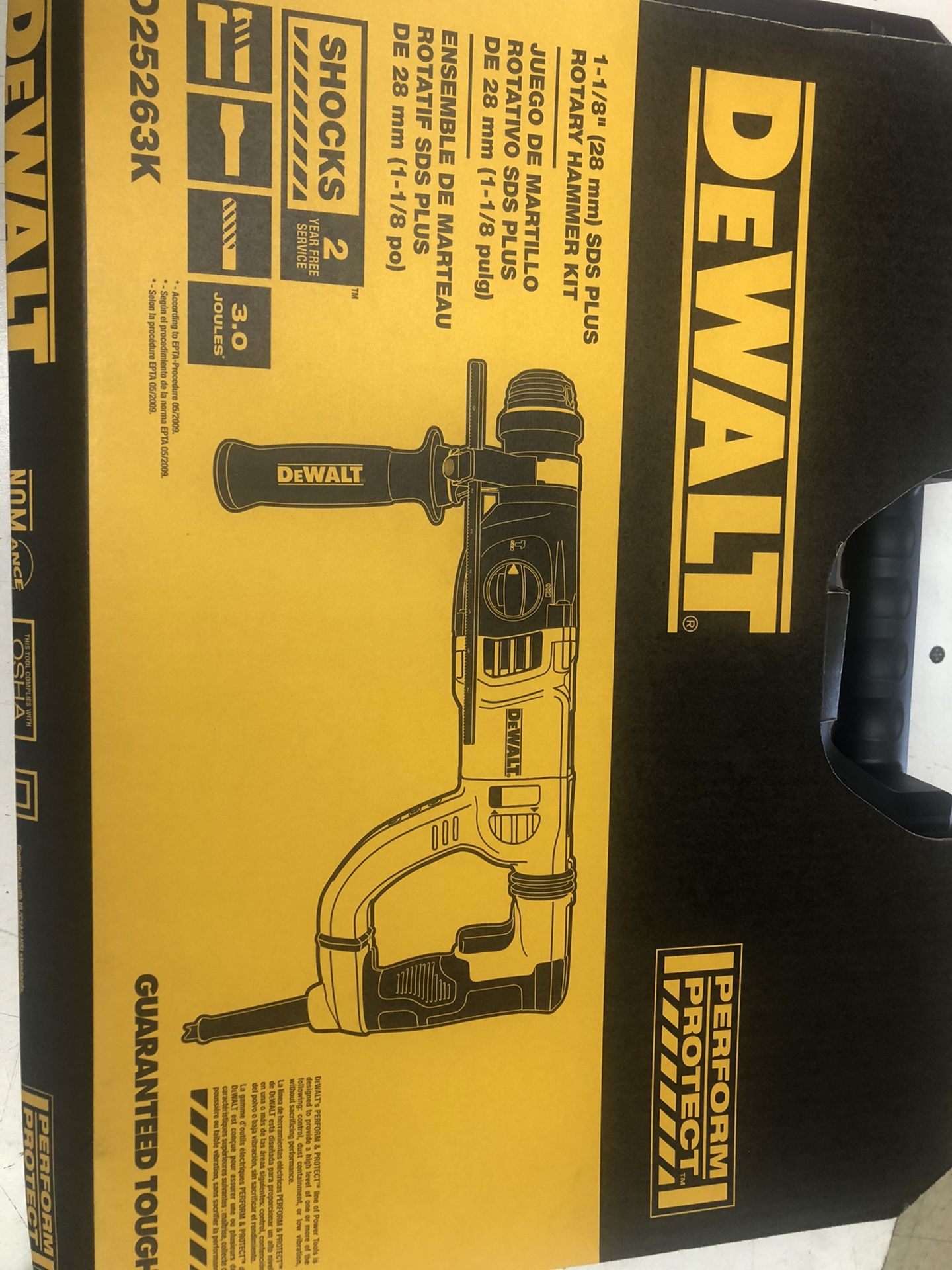DeWalt rotary hammer kit