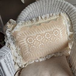 Beautiful Vintage Lace Pillow