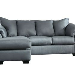 Darcy Steel Sofa Chaise

