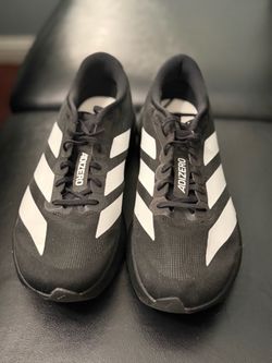 Adidas Adizero EVO SL Running Shoes – Black/White – Men's 9.5