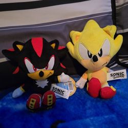 Shadow & Super Sonic Plush