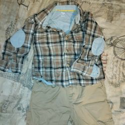 Button Up Shirt With Pants 