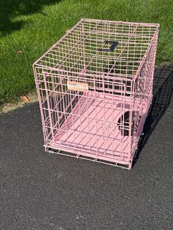 MidWest iCrate Collapsible Pink Wire Dog Crate