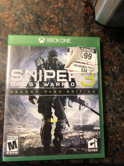 Sniper ghost warrior 3 Xbox one