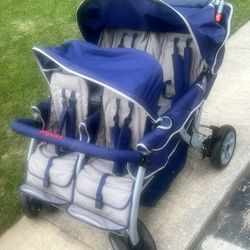 Angeles Infant Toddler SureStop Folding Commercial Bye-Bye Stroller