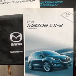 Mazda CX9 Manual