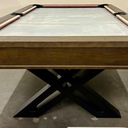 New Fierce 8 Foot Pool Table with Dining Top