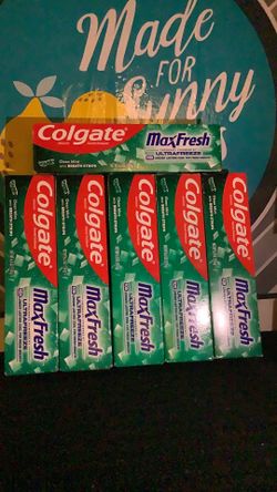 6-Colgate Maxfresh 6.3oz all for $14