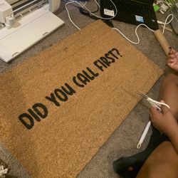 Custom doormat