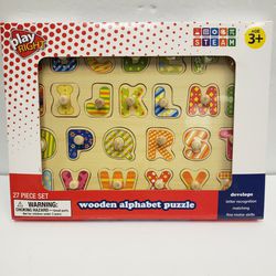 Alphabet Wood Learning Puzzle For Sale