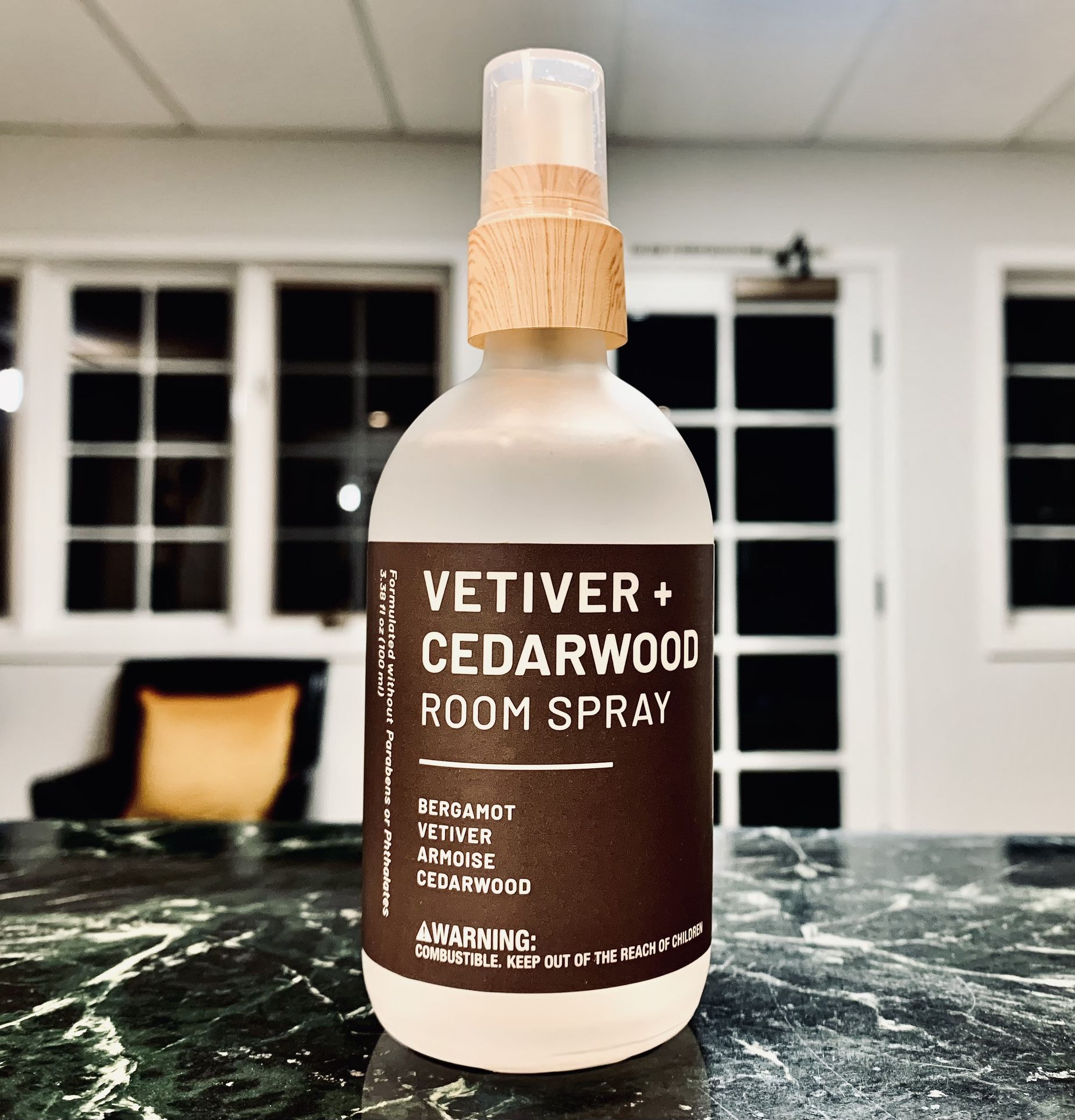 VETIVER+CEDARWOOD Room Spray
