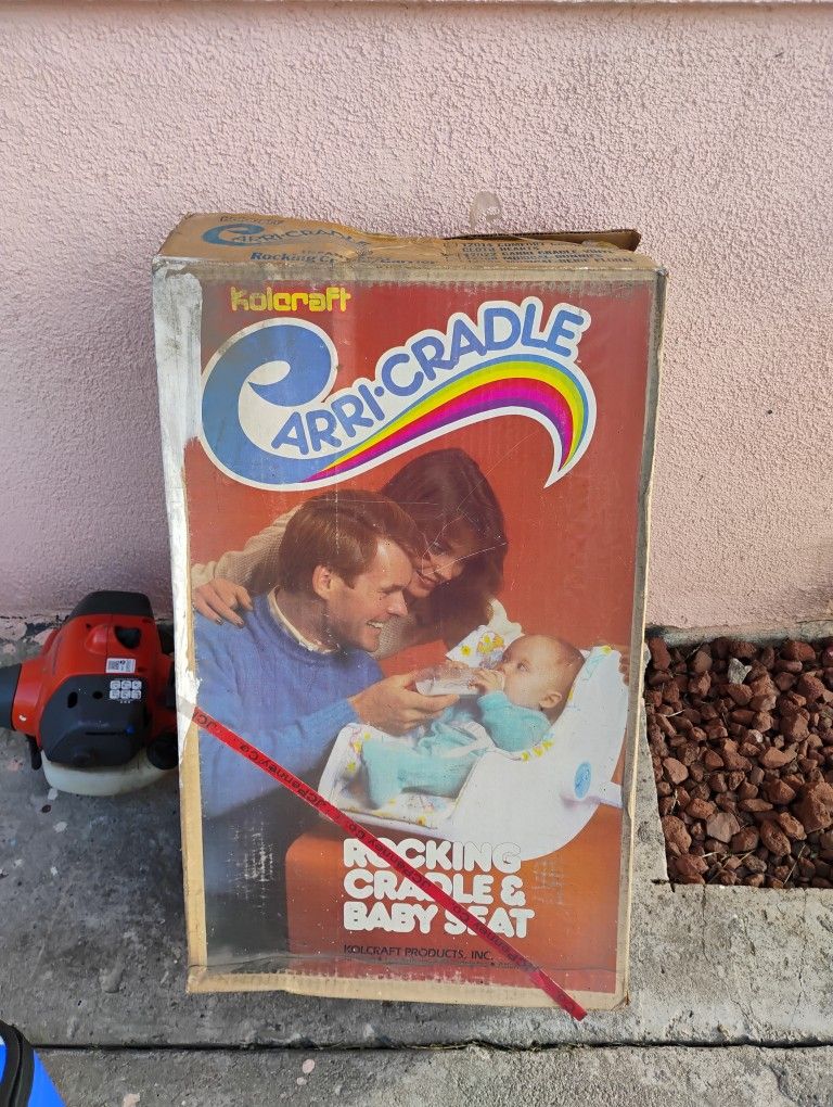 Vintage Baby Cradle From The Late 70s Earlie 80