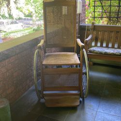 Cane Wheelchair Oak